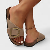 NOSTRA Ljubljana | Olivia - Slip-on sandale u crnoj boji