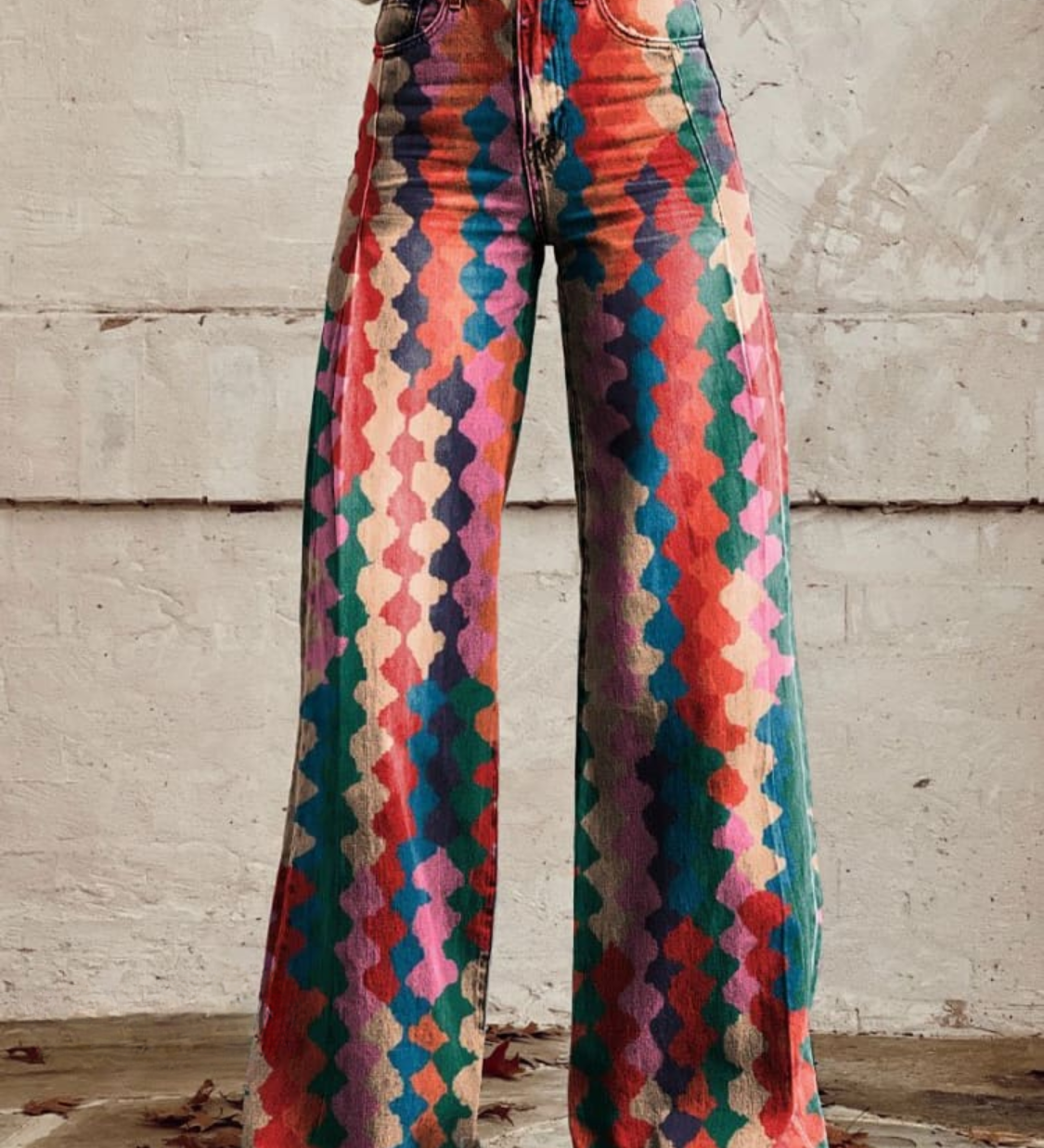 NOSTRA Ljubljana | Amélie™ - Elegantne Bohemian Hlače