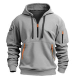 NOSTRA Ljubljana | Siječ - Stylish Hoodie u Sivoj