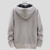 NOSTRA Ljubljana | Laluna® - Pletena Hoodie u Sivoj