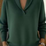NOSTRA Ljubljana | Elise™ - Bluza s V-izrezom