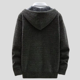 NOSTRA Ljubljana | Laluna® - Pletena Hoodie u Sivoj