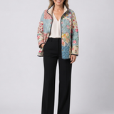 NOSTRA Ljubljana | DELACROIX - Uložena Jakna Patchwork Cvjetova Chloé