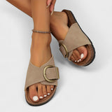NOSTRA Ljubljana | Olivia - Slip-on sandale u crnoj boji