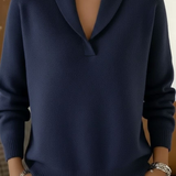 NOSTRA Ljubljana | Elise™ - Bluza s V-izrezom