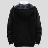 NOSTRA Ljubljana | Laluna® - Pletena Hoodie u Sivoj