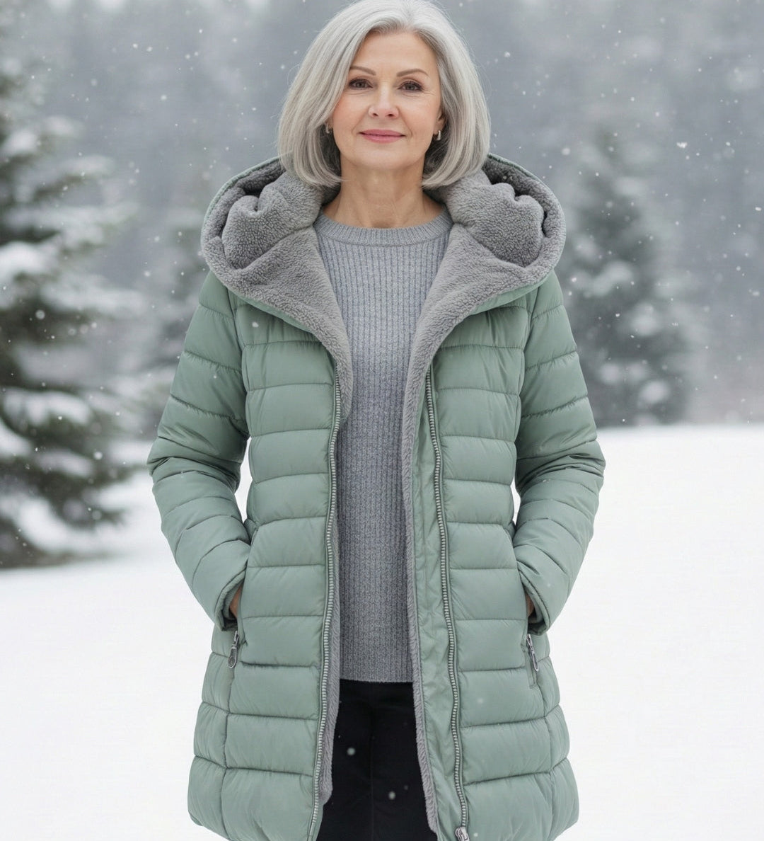 NOSTRA Ljubljana | Alis - Fleece Obložena Pufferska Jakna