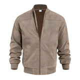 NOSTRA Ljubljana | Laluna® - Klasični Bomber - Jakna od Suede u Bež