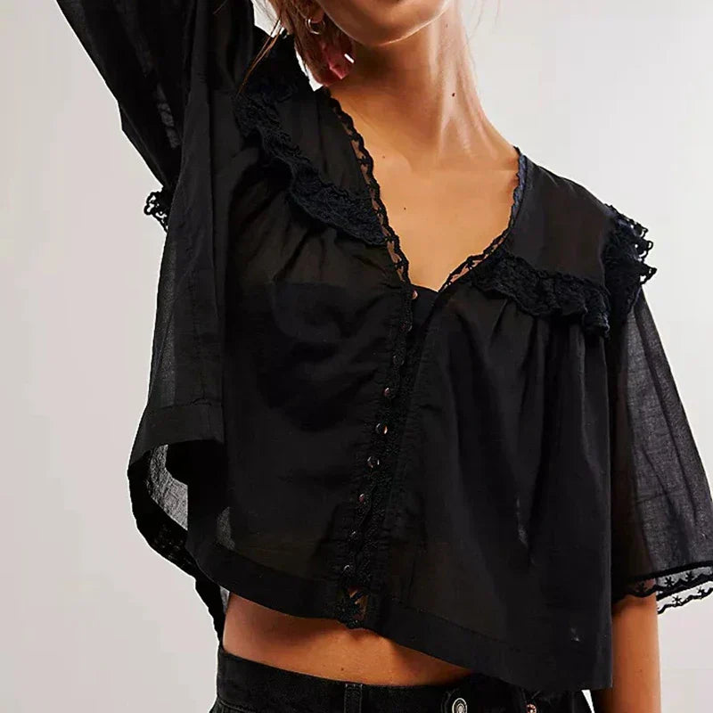 NOSTRA Ljubljana | Marais Ruffle Bluza