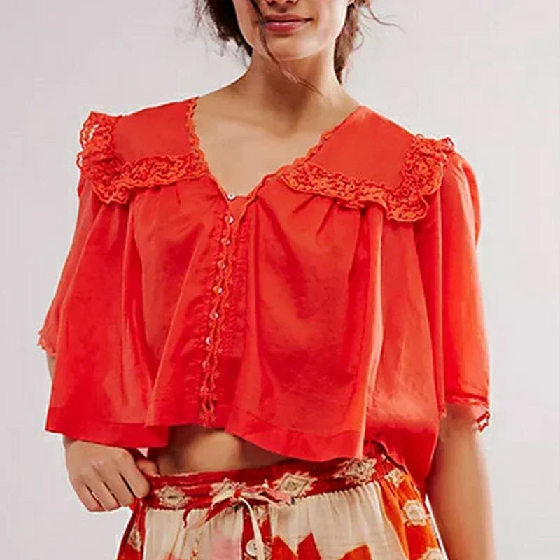 NOSTRA Ljubljana | Marais Ruffle Bluza