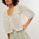 NOSTRA Ljubljana | Marais Ruffle Bluza