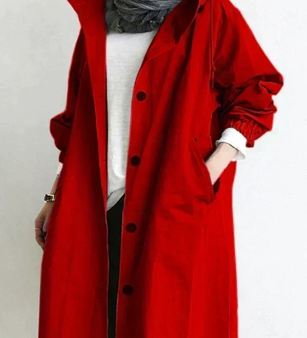 NOSTRA Ljubljana | Amara - Oversized Trenchcoat u Sivoj