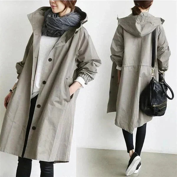 NOSTRA Ljubljana | Amara - Oversized Trenchcoat u Sivoj