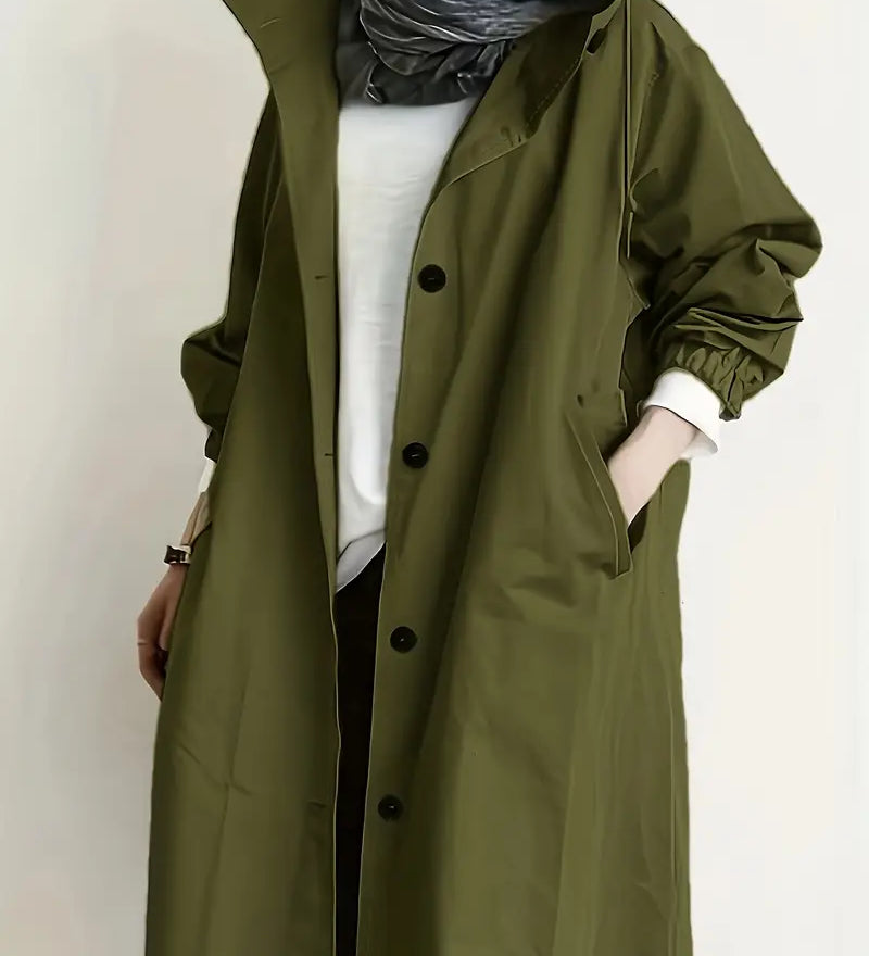 NOSTRA Ljubljana | Amara - Oversized Trenchcoat u Sivoj