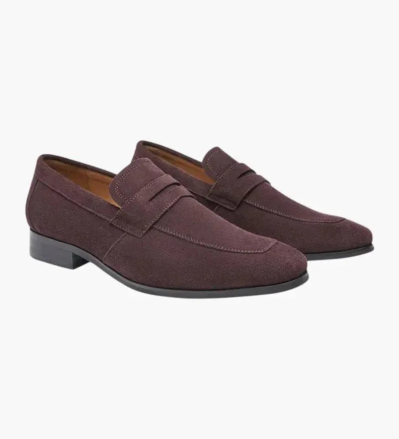 NOSTRA Ljubljana | Kožne Mokasine Old Money od Suede u Crnoj