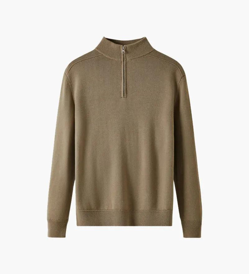 NOSTRA Ljubljana | 100% merino vuna, zatvarač - Pulover u sivoj boji