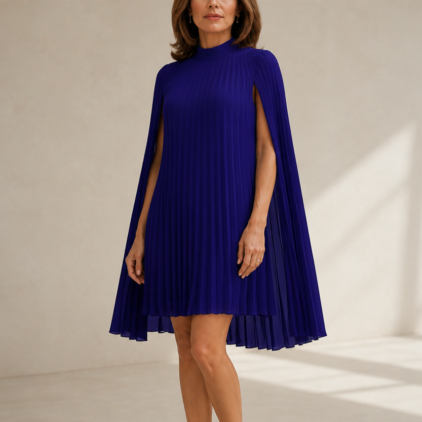 NOSTRA Ljubljana | Paulette - Elegantna Haljina s Kapa Rukavima